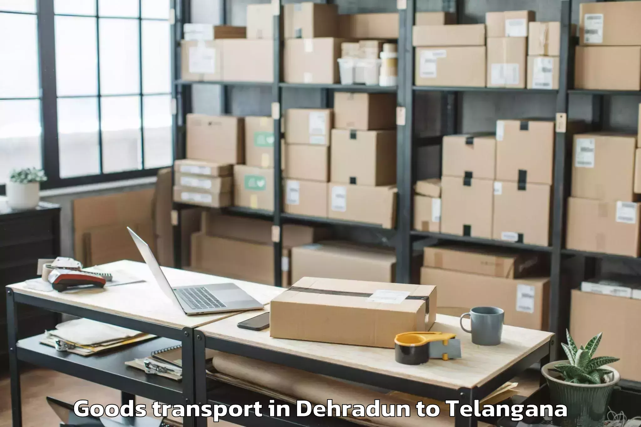 Book Dehradun to Kusumanchi Goods Transport Online